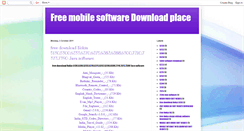 Desktop Screenshot of mobile-software-area.blogspot.com