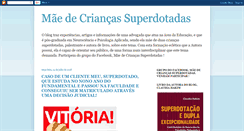 Desktop Screenshot of maedecriancassuperdotadas.blogspot.com