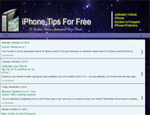 Tablet Screenshot of iphonetips4free.blogspot.com