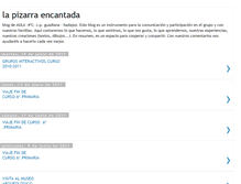 Tablet Screenshot of lapizarraencantada.blogspot.com