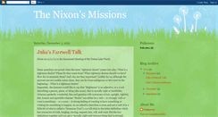 Desktop Screenshot of nixonmission.blogspot.com