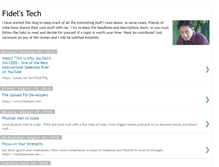 Tablet Screenshot of fidelguajardo.blogspot.com