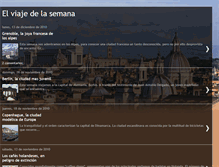 Tablet Screenshot of elviajedelasemana.blogspot.com