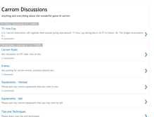 Tablet Screenshot of ctcarrom.blogspot.com