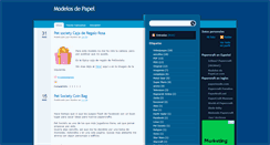 Desktop Screenshot of modelosdepapel.blogspot.com