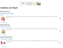 Tablet Screenshot of modelosdepapel.blogspot.com
