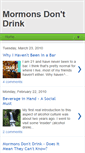 Mobile Screenshot of mormonsdontdrink.blogspot.com