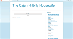 Desktop Screenshot of cajunhillbilly.blogspot.com