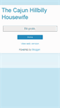 Mobile Screenshot of cajunhillbilly.blogspot.com
