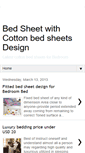 Mobile Screenshot of bedsheetdesign.blogspot.com