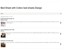 Tablet Screenshot of bedsheetdesign.blogspot.com