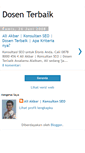 Mobile Screenshot of dosenterbaik.blogspot.com