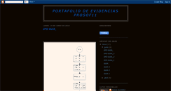 Desktop Screenshot of portafoliodeevidenciasprosof11.blogspot.com