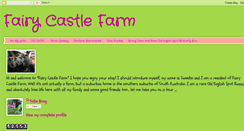 Desktop Screenshot of fairycastlefarm.blogspot.com