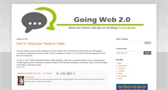 Desktop Screenshot of goingweb20.blogspot.com