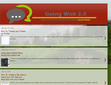 Tablet Screenshot of goingweb20.blogspot.com