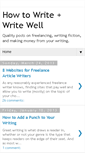 Mobile Screenshot of howtowriteandwritewell.blogspot.com