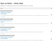 Tablet Screenshot of howtowriteandwritewell.blogspot.com