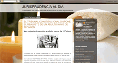 Desktop Screenshot of dialogoconelderechoyjurisprudencia.blogspot.com