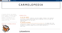 Desktop Screenshot of carmelopedia.blogspot.com