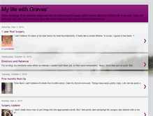 Tablet Screenshot of mylifewithgraves.blogspot.com