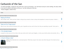 Tablet Screenshot of carbuncleofthesun.blogspot.com