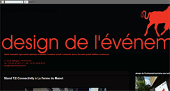 Desktop Screenshot of designdelevenement.blogspot.com