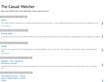 Tablet Screenshot of casualwatcher.blogspot.com