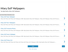 Tablet Screenshot of hilary-duff-wallpapers.blogspot.com