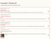 Tablet Screenshot of daniellesthinkwell.blogspot.com