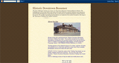 Desktop Screenshot of downtownbessemer.blogspot.com