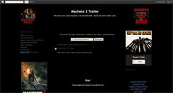Desktop Screenshot of machete-2-movie-trailer.blogspot.com