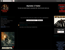 Tablet Screenshot of machete-2-movie-trailer.blogspot.com