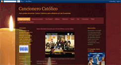 Desktop Screenshot of cancionerocatolico-noe.blogspot.com
