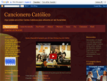 Tablet Screenshot of cancionerocatolico-noe.blogspot.com