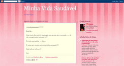 Desktop Screenshot of minhavidasaudavel.blogspot.com