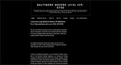 Desktop Screenshot of movingbaltimore.blogspot.com