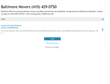 Tablet Screenshot of movingbaltimore.blogspot.com