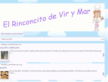 Tablet Screenshot of elrinconcitodevirymar.blogspot.com