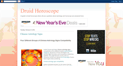 Desktop Screenshot of druidhoroscope.blogspot.com