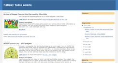 Desktop Screenshot of holidaytablelinens.blogspot.com