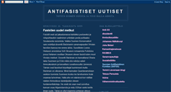 Desktop Screenshot of antifasistisetuutiset.blogspot.com