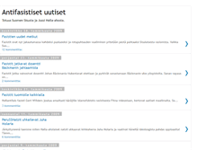 Tablet Screenshot of antifasistisetuutiset.blogspot.com