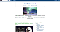 Desktop Screenshot of canalhypatia.blogspot.com
