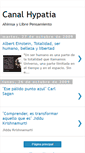 Mobile Screenshot of canalhypatia.blogspot.com