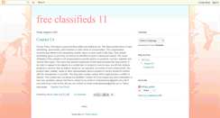 Desktop Screenshot of free-classifieds11.blogspot.com