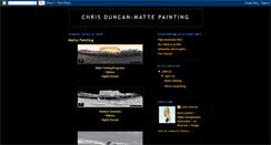 Desktop Screenshot of chrisduncan-matte-painting.blogspot.com