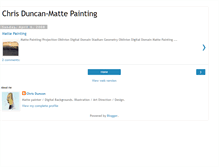 Tablet Screenshot of chrisduncan-matte-painting.blogspot.com