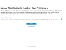 Tablet Screenshot of manila-makati-map.blogspot.com