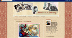 Desktop Screenshot of deb-adventuresingenealogy.blogspot.com